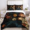 3pcs Horror Characters Duvet Cover Set, 1 Duvet Cover + 2 Pillowcases (No Insert), High-Definition Print, Home & Dorm Set Yy251208044