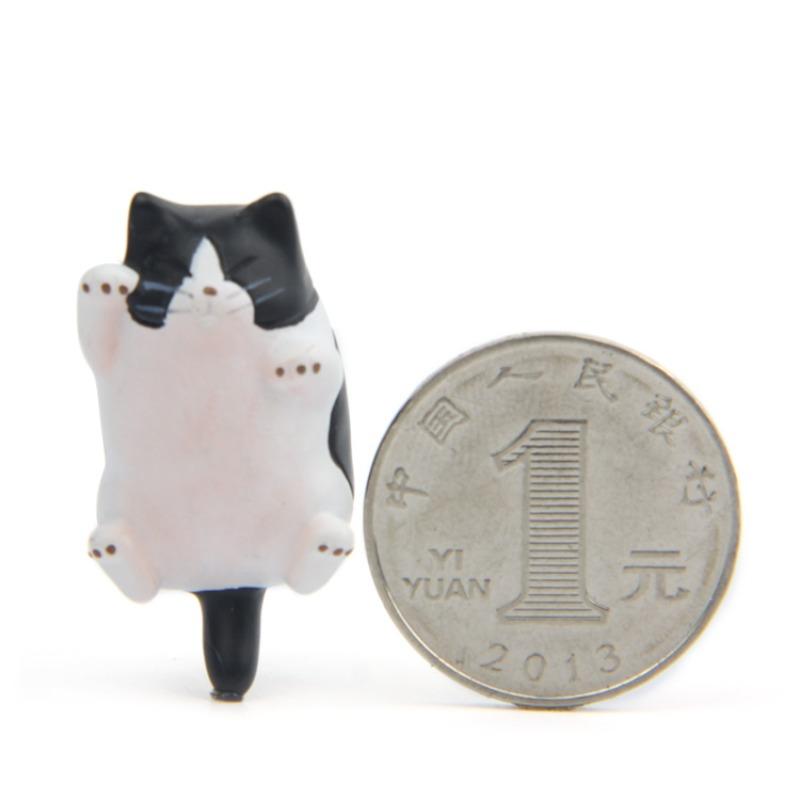 Resin Warmth Series Cute and Chubby Cat Cartoon 3D Magnetic Clasp Fridge Magnets, Magnetic Stickers, Phone Case Materials