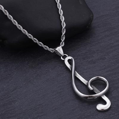 Small Commodity Necklace Titanium Steel Men's Hip -hop Necklace Hanging