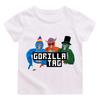 New Game Gorilla Tag T Shirt Kids 2025 Summer Cartoon Monke Clothes Toddler Girls T-shirt Teenager Boys Short Sleeve Tops