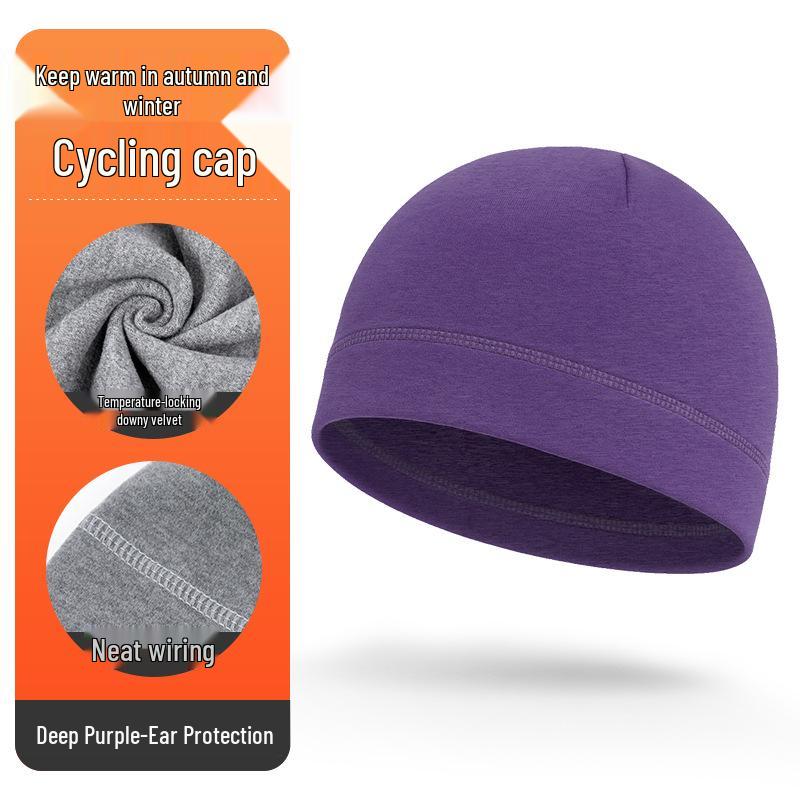 Windproof Winter Cycling Beanie: Warm Ear-Covering Hat for Motorcycling, Running & Sports
