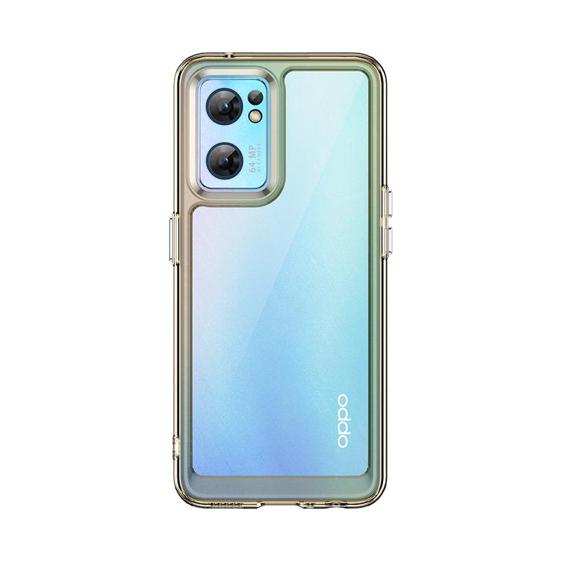 For OPPO Reno 7 5G Case For OPPO Reno 7 Pro 5G Cover Funda Hard Translucent Soft Frame Shockproof Clear Case OPPO Reno 7 5G
