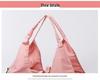 Women's Wear-Resistant Travel Sports Bag with Luggage Strap and Wet/Dry Separation