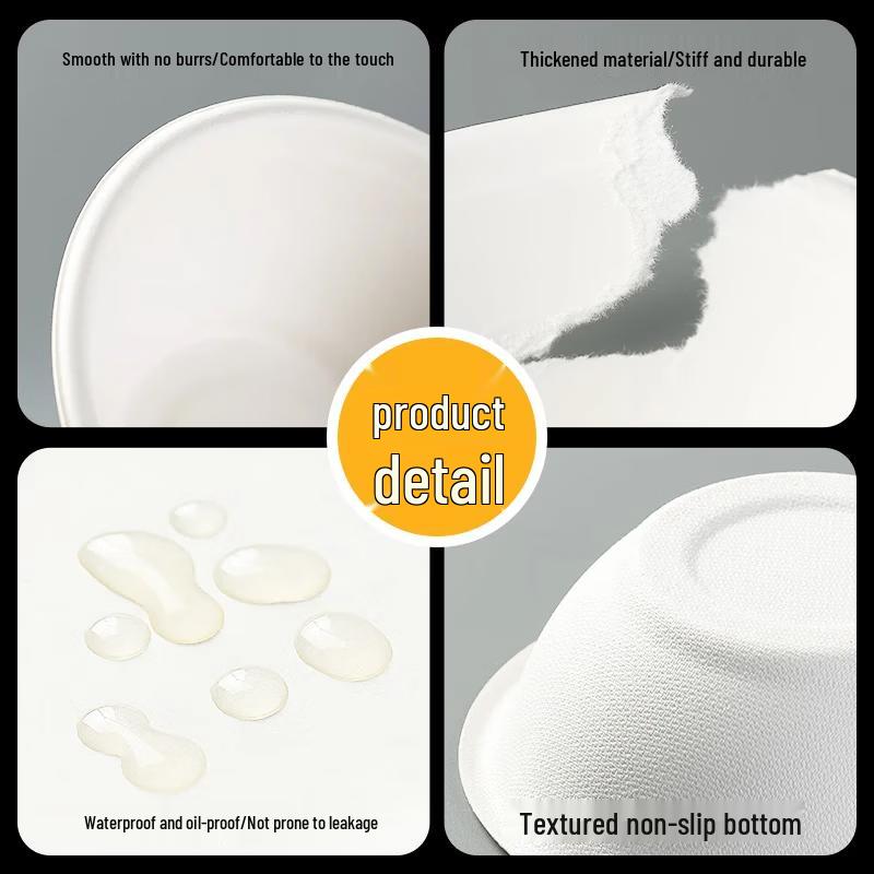 Youhe Youmi 7-inch Disposable Sugarcane Plates