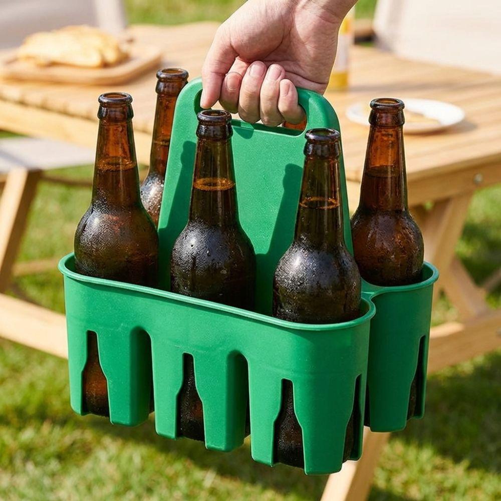 Plastik Bierflaschenträger 6er Pack Kapazität Wasserflaschen Träger Bierkorb Bar Party