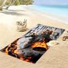 Horseman of Hell Print Beach Towel, Large Soft Quick Dry Towel for Beach Camping Swimming