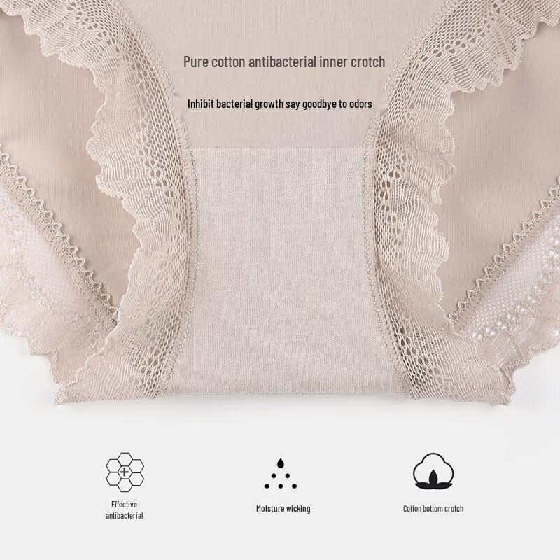 Christies Women's Sexy Lace Low-Rise Briefs 3-Pack