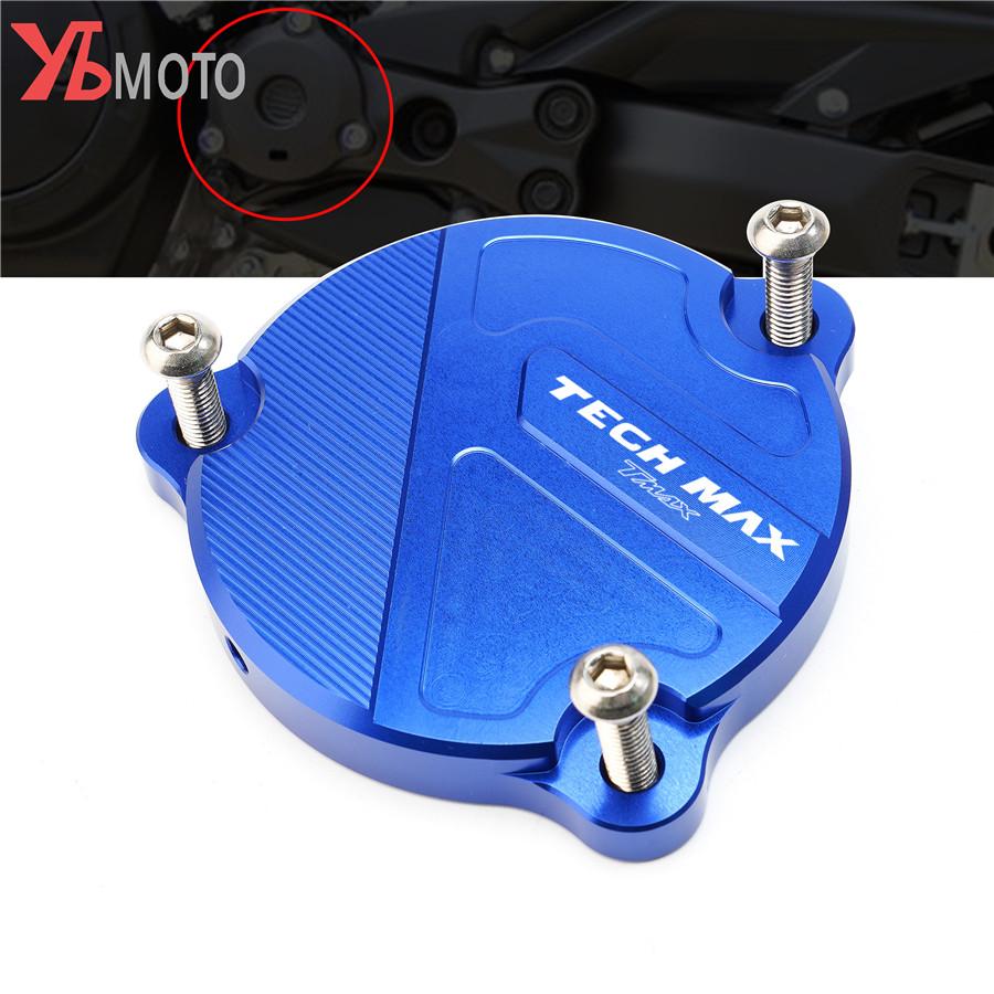 Motorcycle CNC Frame Drive Shaft Hole Cover Decorative Guard For Yamaha TMAX560 Tech Max TMAX 560   2022 Accessories