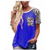 JPNTKY Women's Fashion Casual Short Sleeve O-Neck Blouses & Shirts