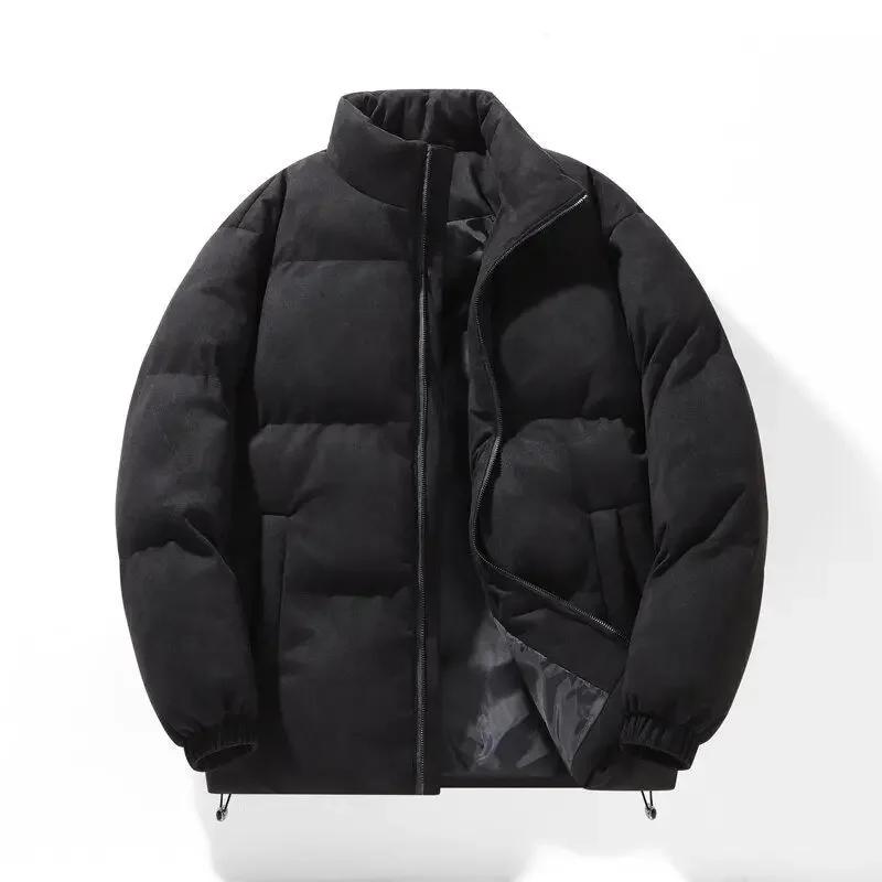 Parkas Padding Male Padded Coats Zipper Men's Down Jacket Short Korean Style Clothing Winter 2025 Youthful Clothes Reviews Many