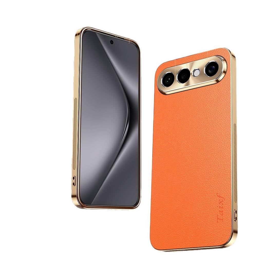 Applicable to vivos17 mobile phone case, high-end men's and women's protective case s50 simple s30 plain leather s20 all-inclusive s19pro
