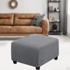 1pc Stretch Ottoman Covers Jacquard Slipcover Footstool Footrest Cover Removable Furniture