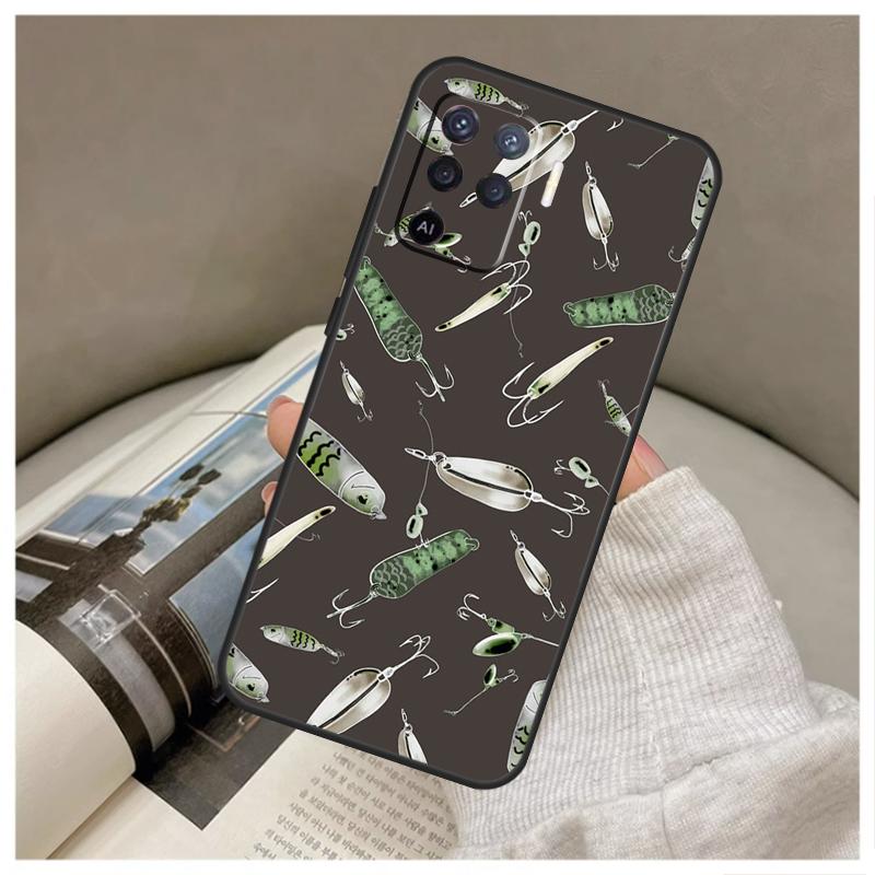 Fishing Tackle For OPPO A53 A5 A9 2020 A96 A76 A16 A54 A74 A94 A58 A78 A98 A52 A72 A15 A17 A57 A77 A79 Case