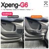 For Xpeng G6 2023-2025 Front & Rear Door Plate Guards ABS Inner Protector Cover Plate Trim Anti-Dirty Welcome Kick Pad