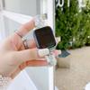 Apple Watch Band için Kelebek Reçine Kayış 7 44 40mm 42mm 38mm 41 45mm Şeffaf Döngü Kordonlu Saat IWatch 7 6 Se Serisi 5 4 3