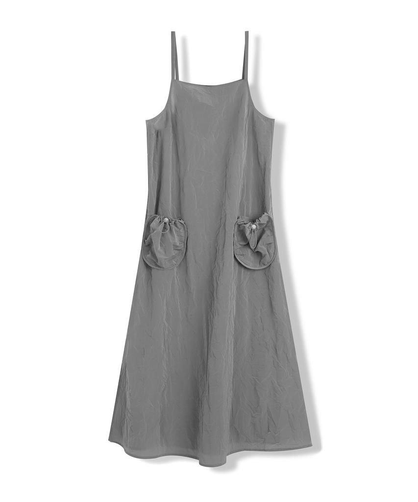 Urban Dress Wrinkle Wrinkles Onepiece - 3Col