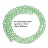 6/8/10mm Sizes Faceted Glass Beads Pink Blue Crystal Earth Beads  for Jewelry Making