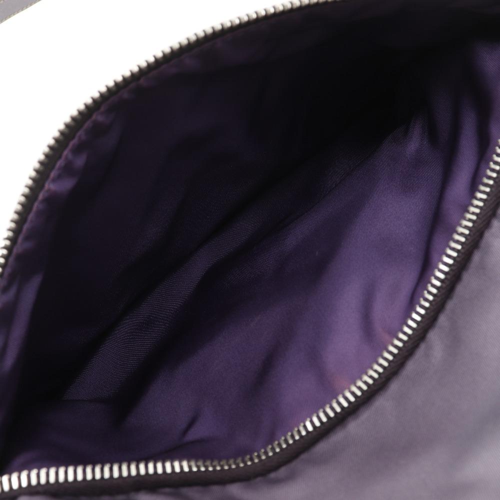 PRADA Shoulder Bag BT0687 MIRTILLO purple Nylon/leather Women Used