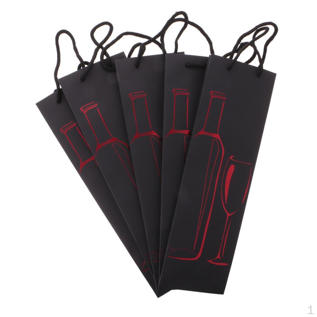 5-Flaschen-Tragetaschen Hochzeit Geburtstag Rot Champagner Hülle