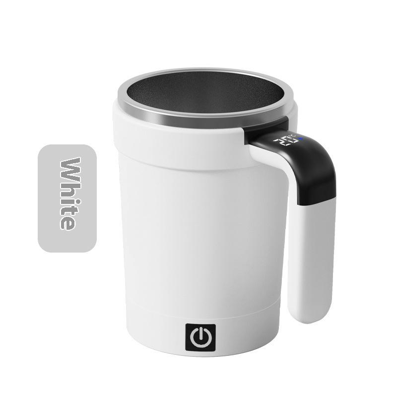 New Smart Temperature-measuring Magnetic Automatic Stirring Cup Electric Portable Coffee Cup Milkshake Cup Sports and Fitness