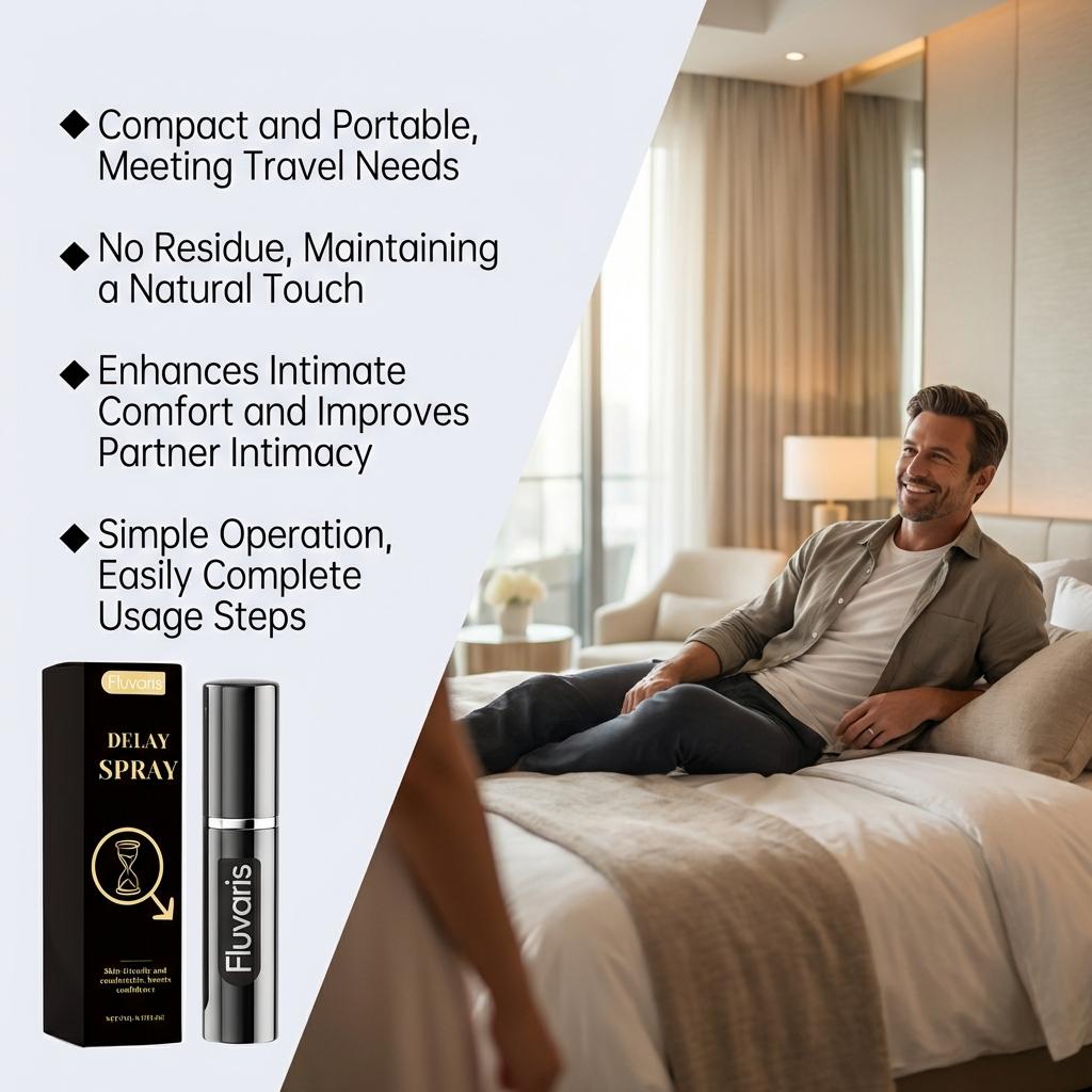 Fluvaris Men's Care Spray - Lightweight Men's Body Skin Moisturizing Comfortable Non-Sticky Care Spray