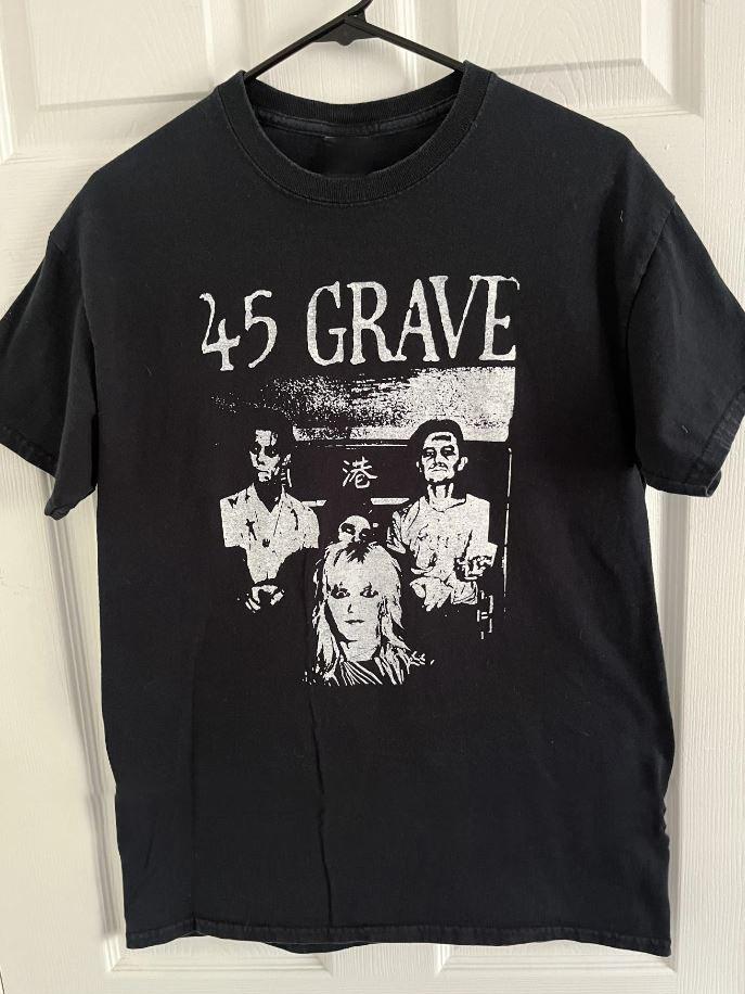 

45 Grave Band Death Rock Punk Black Unisex TShirt All Size S To 5XL MI163 Unisex T-Shirt XXXL
