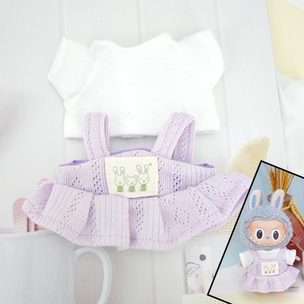 

Pants Set Labubu Doll s Clothes T-shirt Plush Dolls Clothes Kids Girls Toys style 7