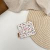 Polyester Floral Wallet With Multiuse Storage For Daily Travel And Makeup Organization