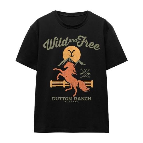 Yellowstone Unisex Adult Wild & Free T-Shirt