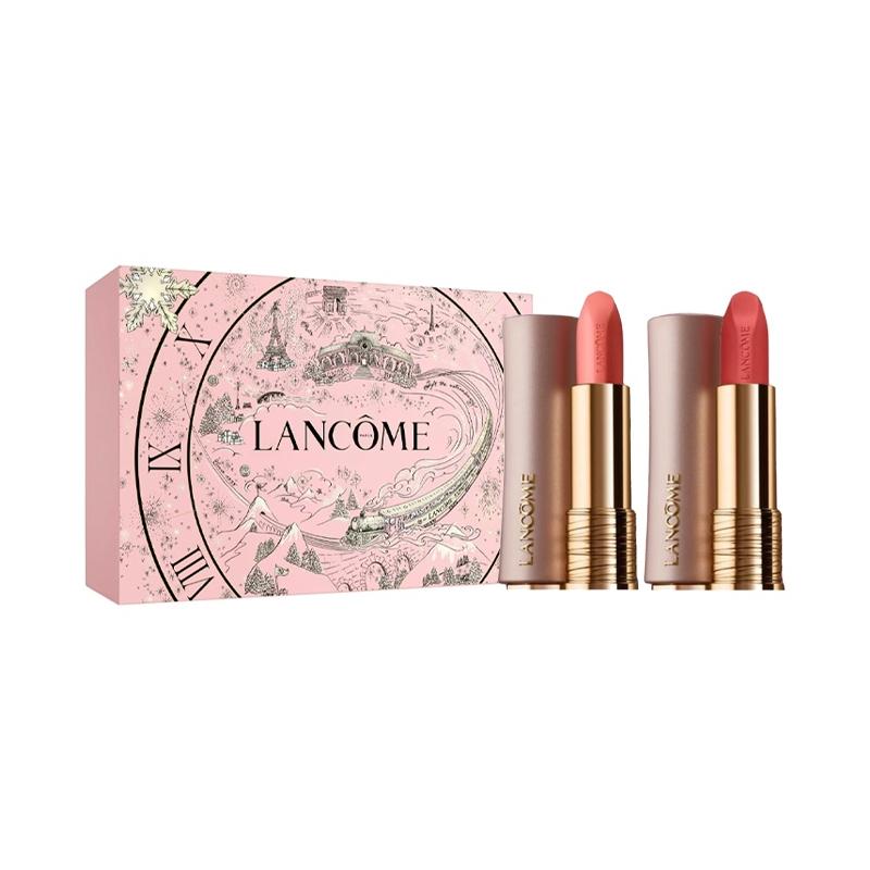 Lancôme New Jingjing Pure Velvet Matte Lipstick Makeup Set 90th Anniversary Limited Edition, easy to apply and long-lasting 3.4g*2