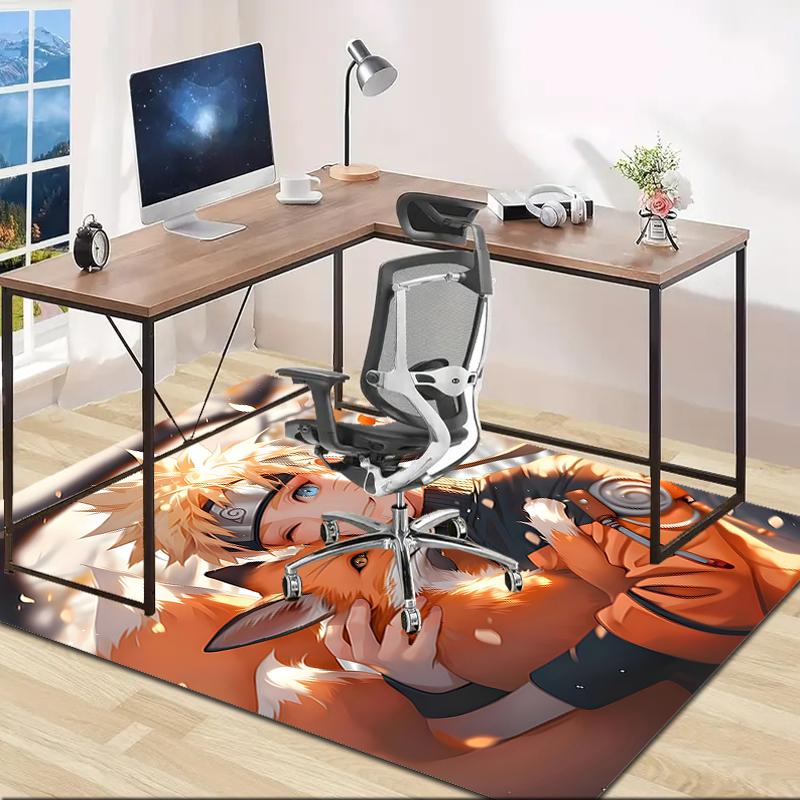 1pc NARUTO Design Area Rug - Non-Slip, Soft & Cozy Floor Mat for Living Room, Bedroom, Office - Indoor/Outdoor Decorative Carpet