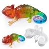 A Top Quality Realistic 3D Chameleon Silicone Mold DIY Reptile Figurine Epoxy Resin Mold with Flexible Design Vibrant Home Decor