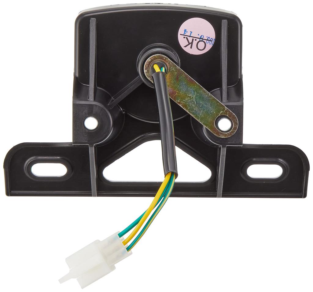 POSH Tail Lamp, Euro Type, Black Stays/Smoke Lens, 12V, for Monkey and Gorilla, 272434