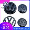 2026 Caldo Per Volkswagen VW Nero Lucido per Transporter T5 T6 2010-2020 sportvan auto griglia anteriore Copertura Tappo adesivo stemma Posteriore T