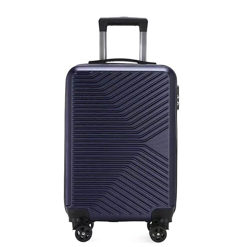 Twill Hardside Travel Luggage with Universal Wheels