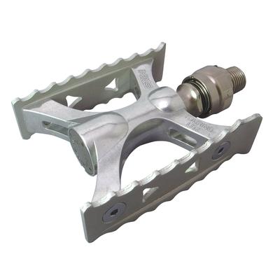 Mikashima Manufacturing Ezy Superior Touring-Lite Pedals, Silver, 528-00131