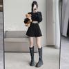 Women's High-Waist Corduroy Pleated Shorts - 2024 Spring Collection, Slimming Wide-Leg Casual Booty Shorts for Petite.