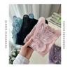 Plus Size High Waist Seamless Lace Breathable Women Solid Brief Underwear