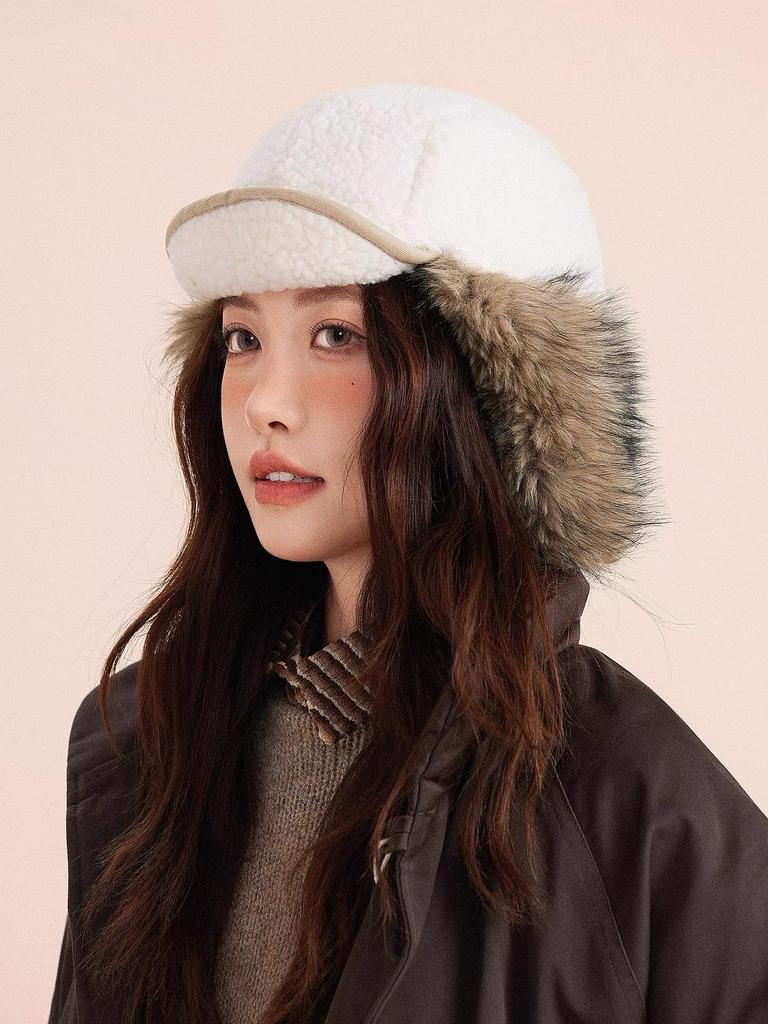 Clape Flight Cap with Ear Windproof Pilot Perfect for Winter and Other Outdoor Warm and Cold Weather Flaps, Cap, Skiing, Cycling, Hiking, Fishing,