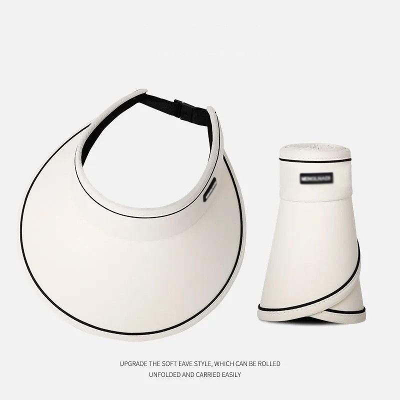 Eimer-Hut, Reise-Strand-Stil, Sonnenschutz, Sommer, breite Krempe, Visier, Sonnenschutz mit elastischem Band, atmungsaktiv, faltbar, Panama-Kappe