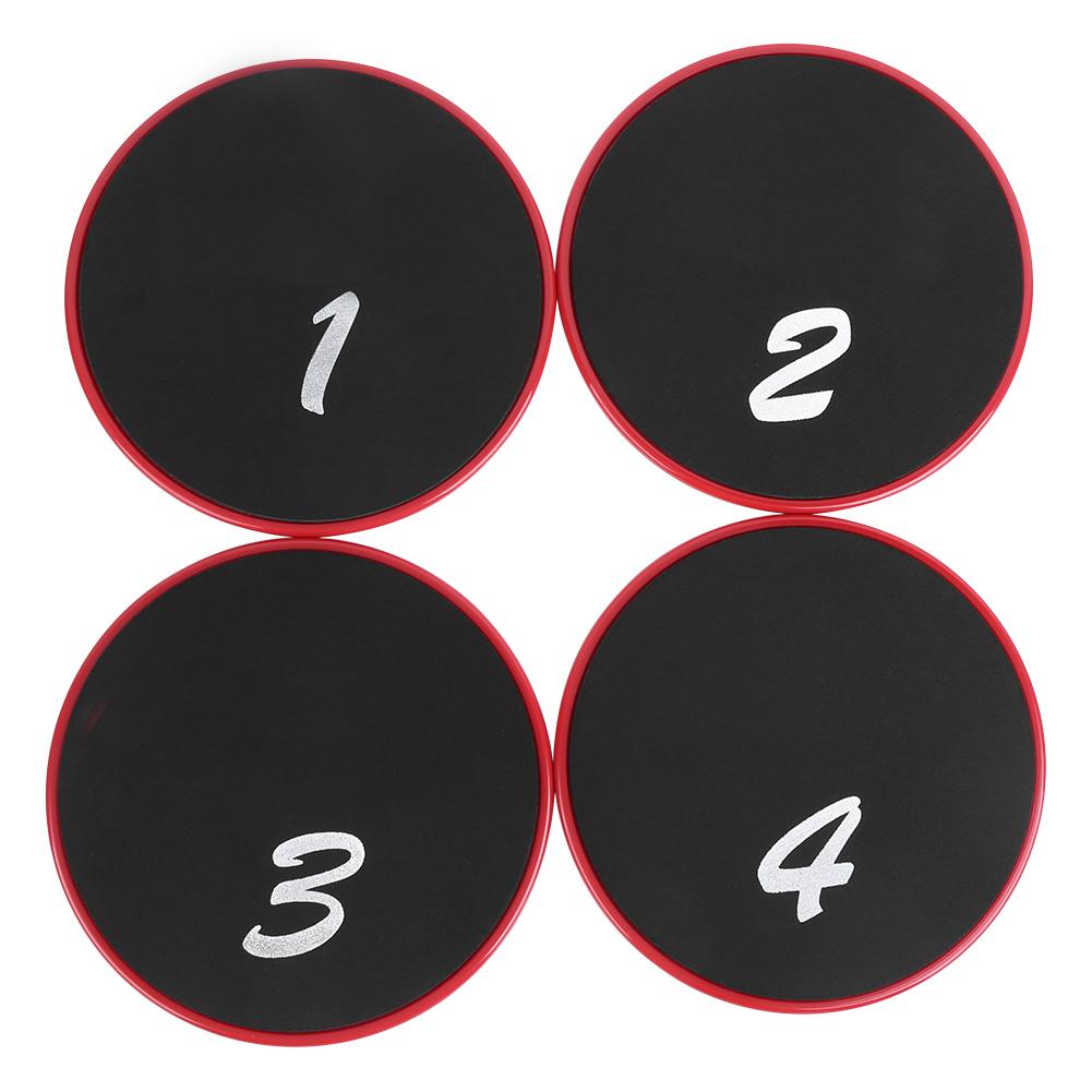 4Pcs Set Fitness Gliding Discs Coordinate Capability Training Balancing Slider Plate