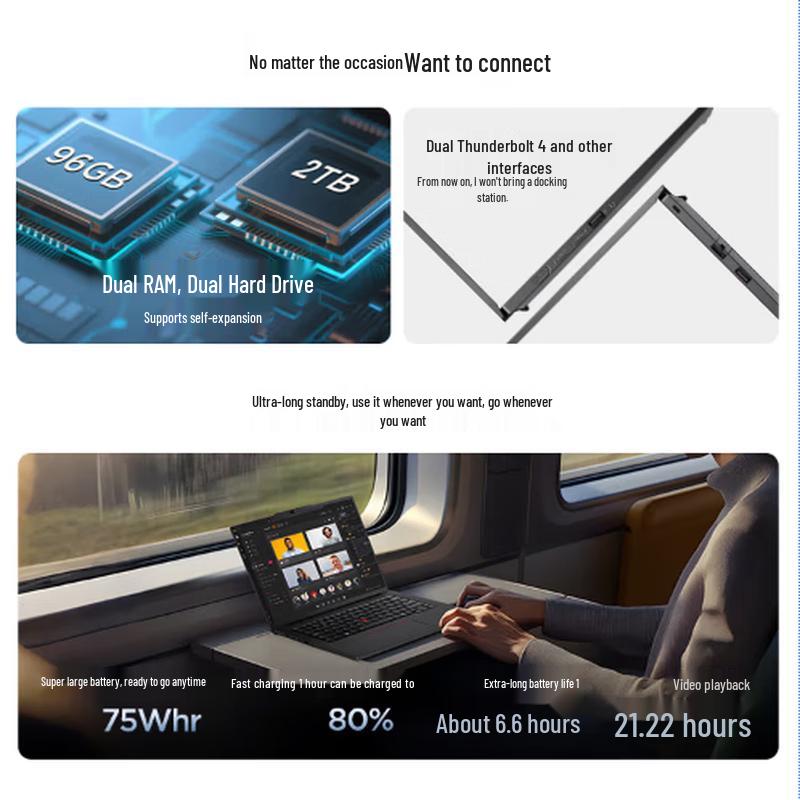 ThinkPad T14p Gen 3 AI PC Workstation Laptop (CN version)