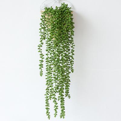 1 Peça Planta Colar de Pérolas Lágrimas de Amante Plantas Suculentas Artificiais Pendentes Trepadeira Flores Falsas Decoração de Parede para Casa Jardim