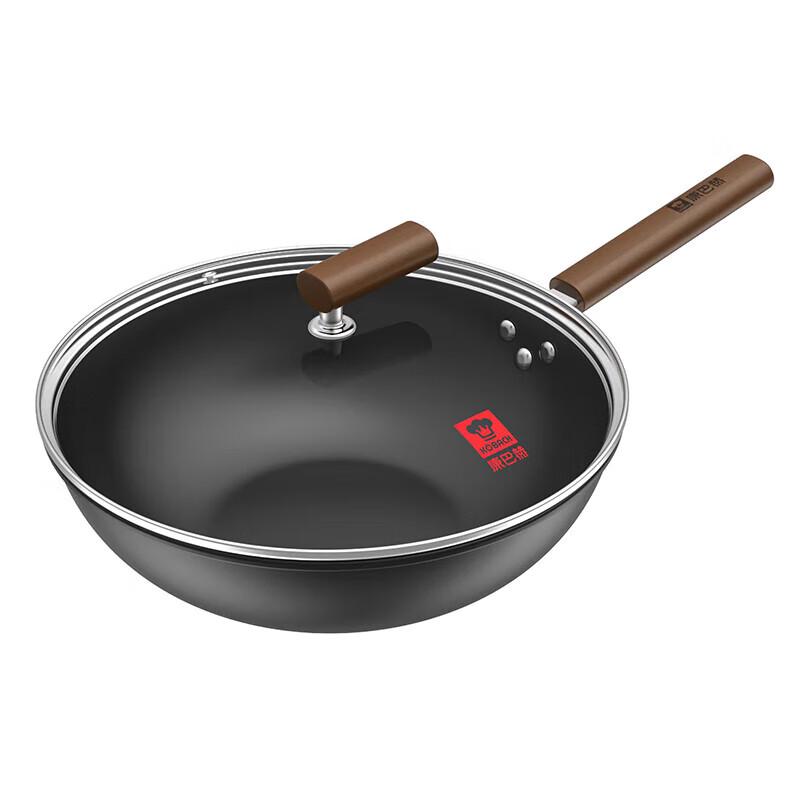 Kombach Jufu Series 32cm Coating-Free Fine Iron Wok