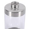 Transparent conditioner bottle with stainless steel stainless steel pump, conditioner/soap dispenser for kitchen or bath | Liquid soap dispensers