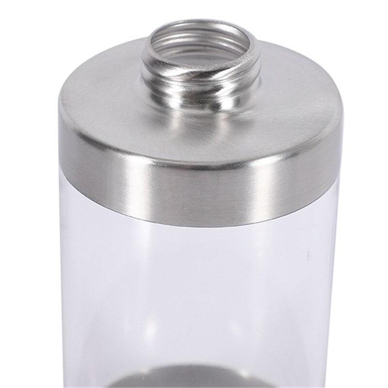 Transparent conditioner bottle with stainless steel stainless steel pump, conditioner/soap dispenser for kitchen or bath | Liquid soap dispensers