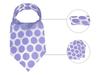 [Allegra K] Ascot Tie, Polka Dot Pattern, Wedding Party, Men's, Light Purple, 114 cm