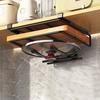 SmartMaster Cutting Board Stand, Hanging Rack, Pot Lid Holder, Multi-functional Under-Cabinet Kitchen Rack, Cookware Storage, Space-Saving, Rust-Resis