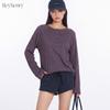 HeyHenry Womens Vintage Crew Neck Long Sleeve T-Shirt Fall Casual Top
