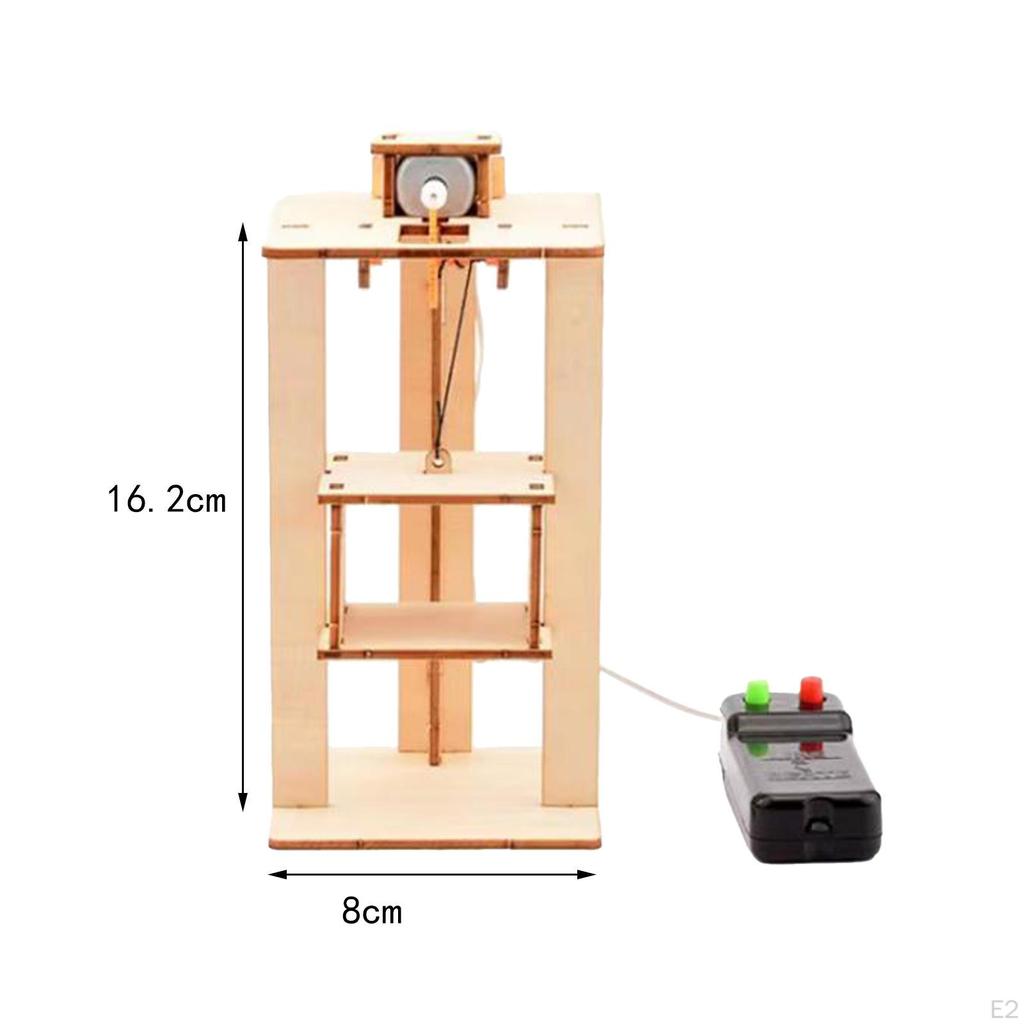 Stem Teaching Projects Education Creative Kits Vertical Elevator Craft Unassemble for Students